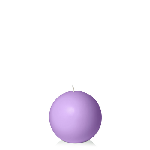 Purple 7.5cm Sphere Candle 