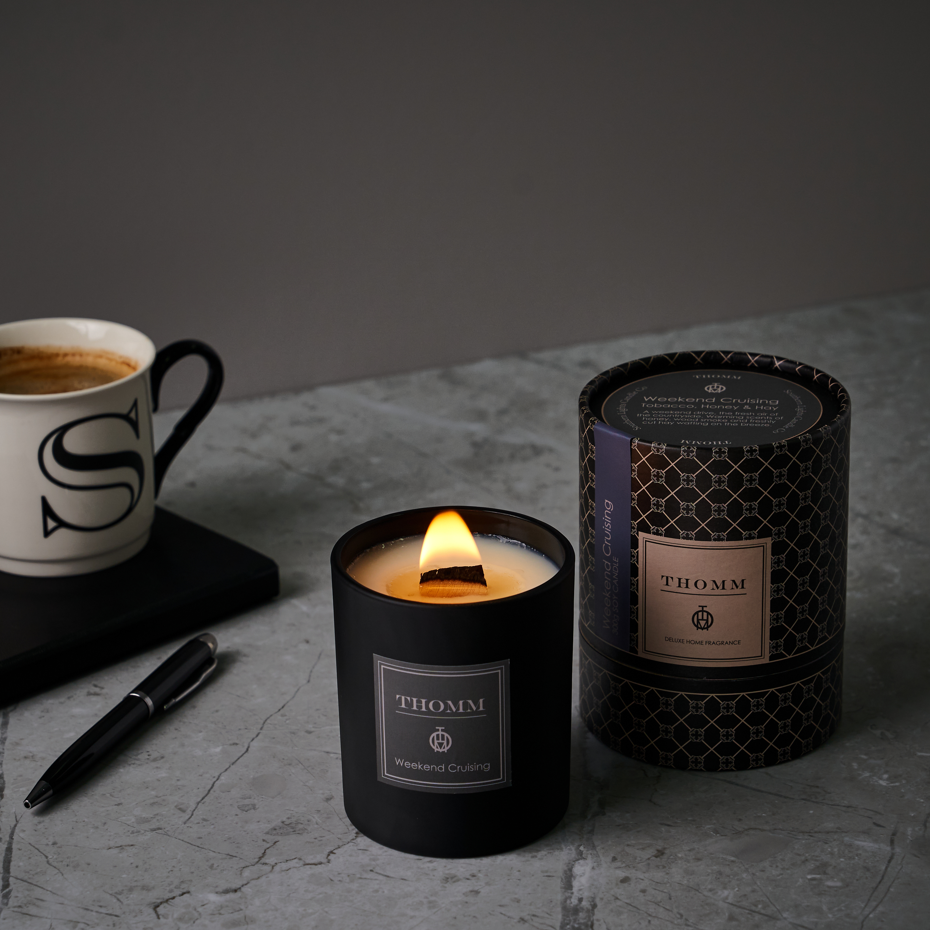 'Weekend Cruising' (Tobacco, Honey & Hay) - 300g Soy Candle