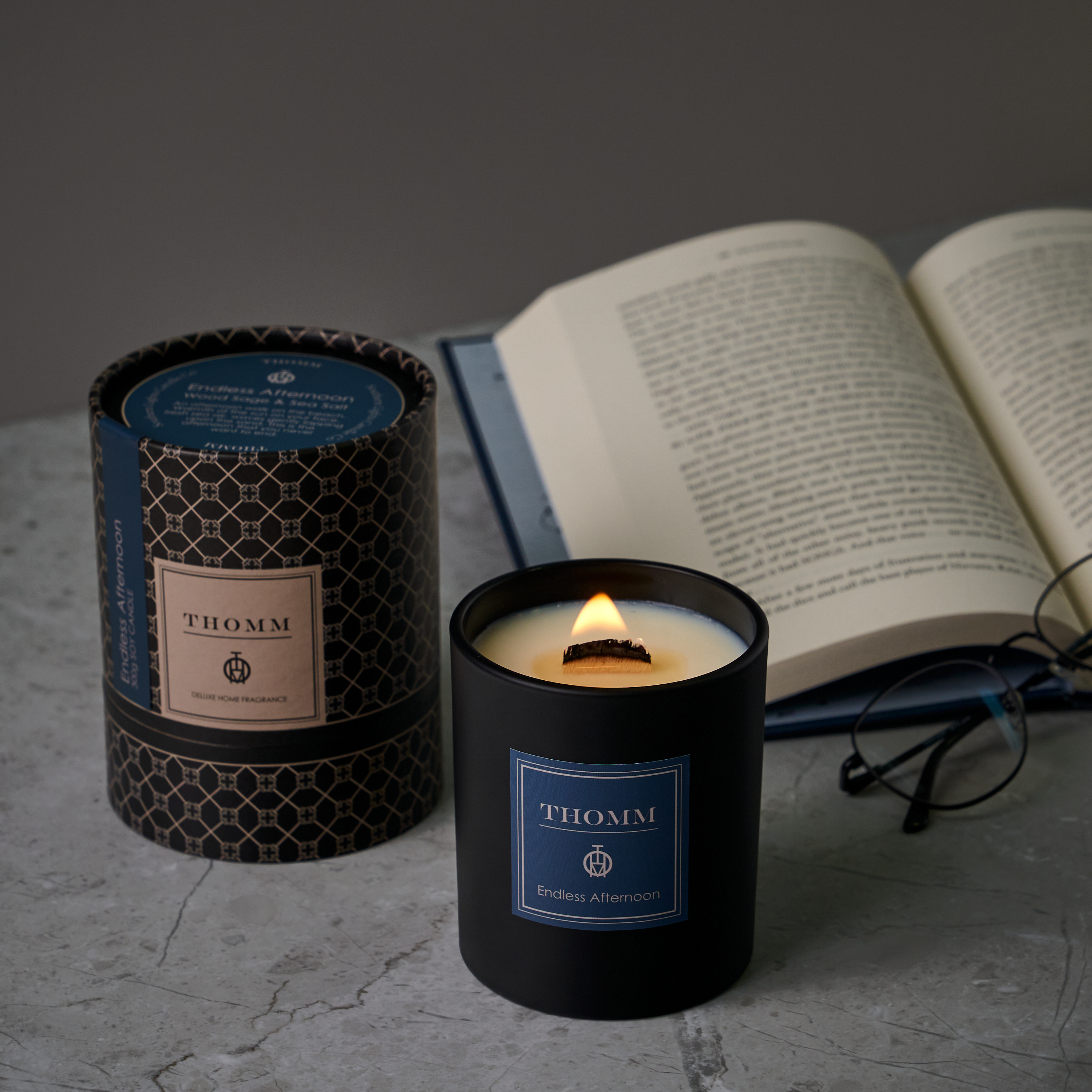 'Endless Afternoon' (Wood Sage and Sea Salt) - 300g Soy Candle