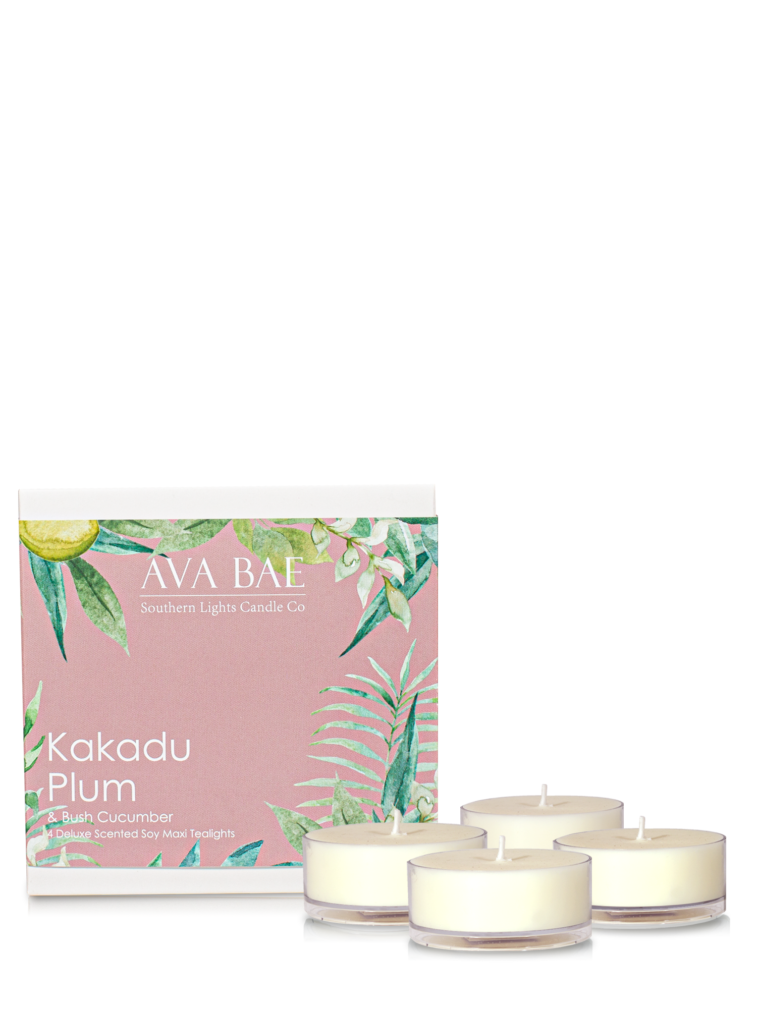 Ava Bae Soy Maxi Tealight Pack - Kakadu Plum