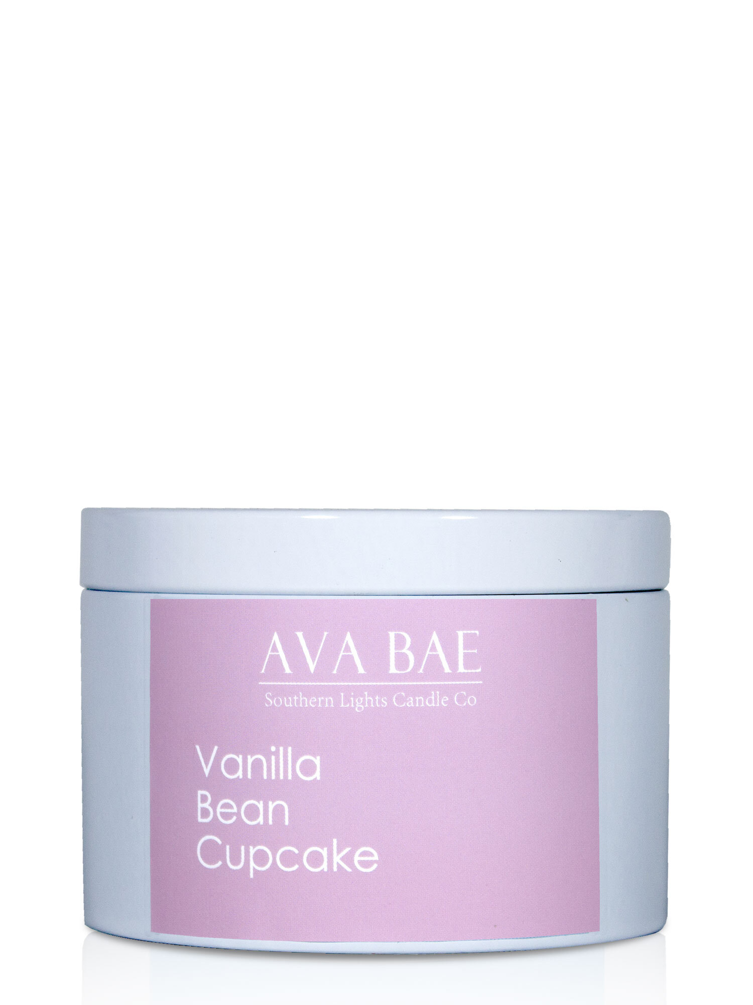 Ava Bae Soy Travel Tin 200g - Vanilla Bean Cupcake