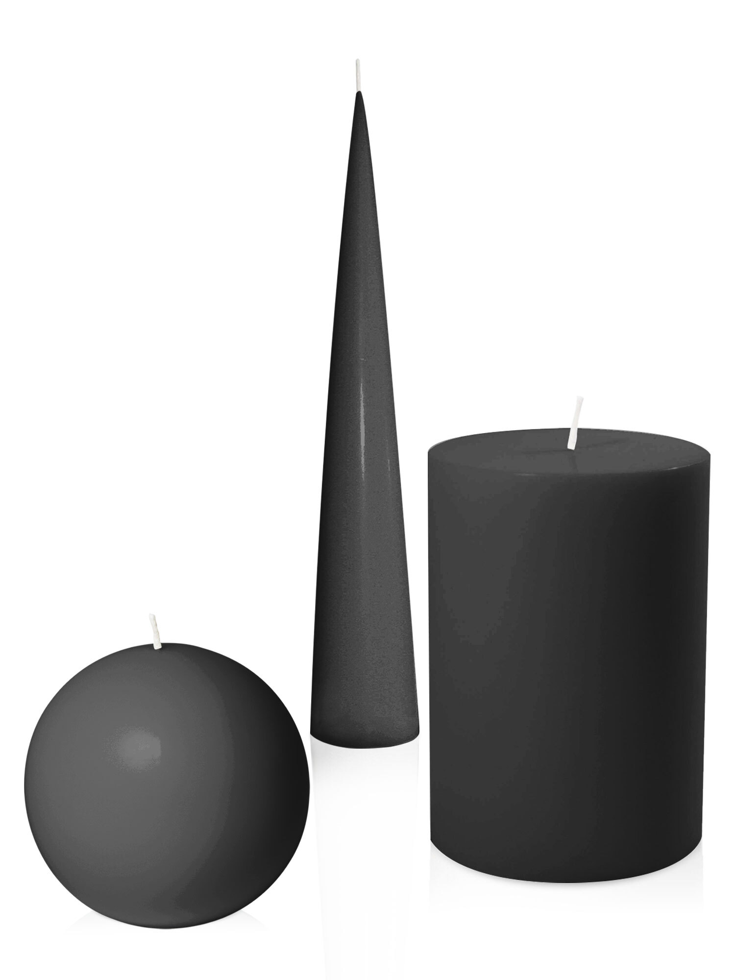 Monument Candle Trio - Black