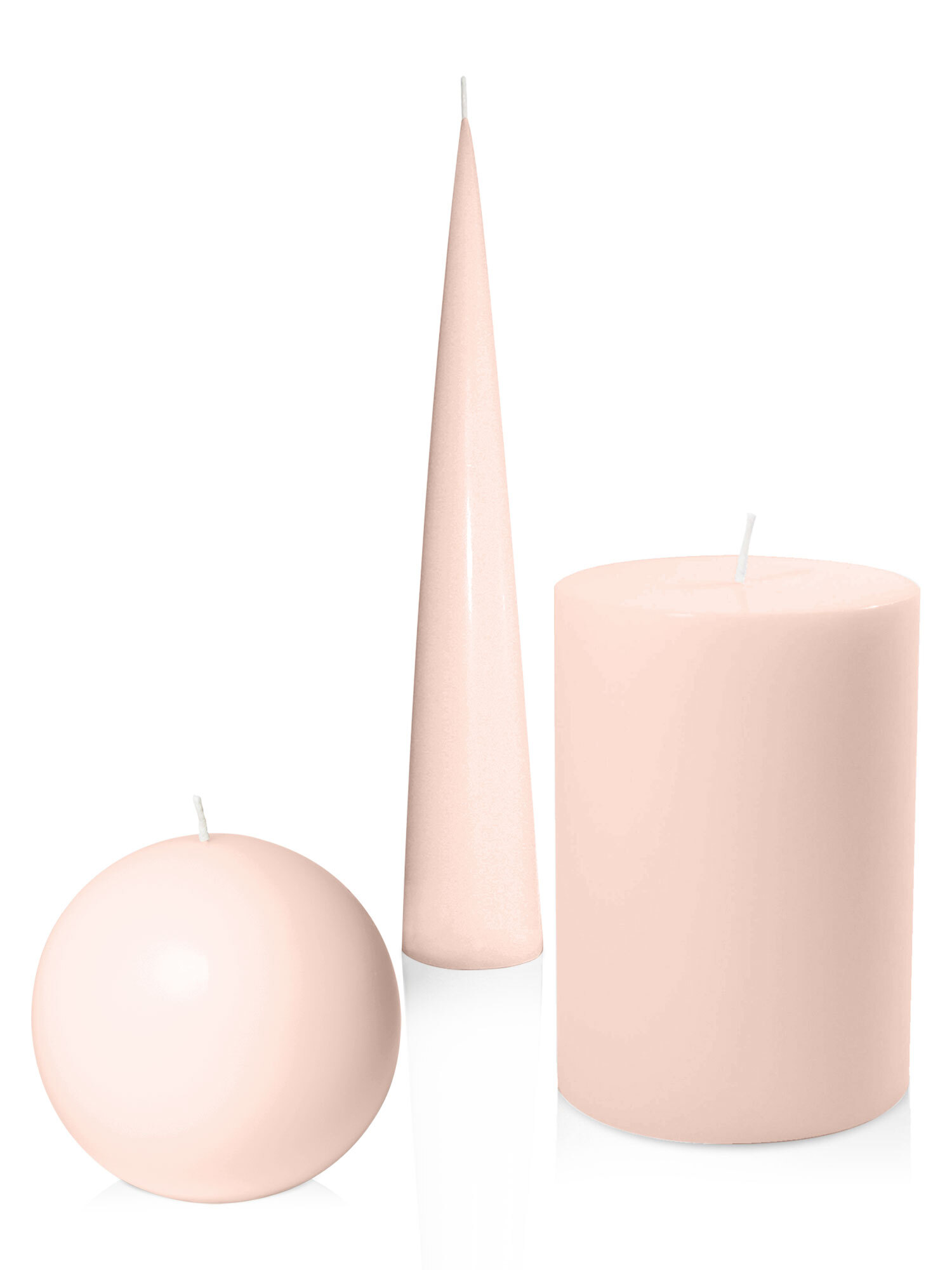 Monument Candle Trio - Nude