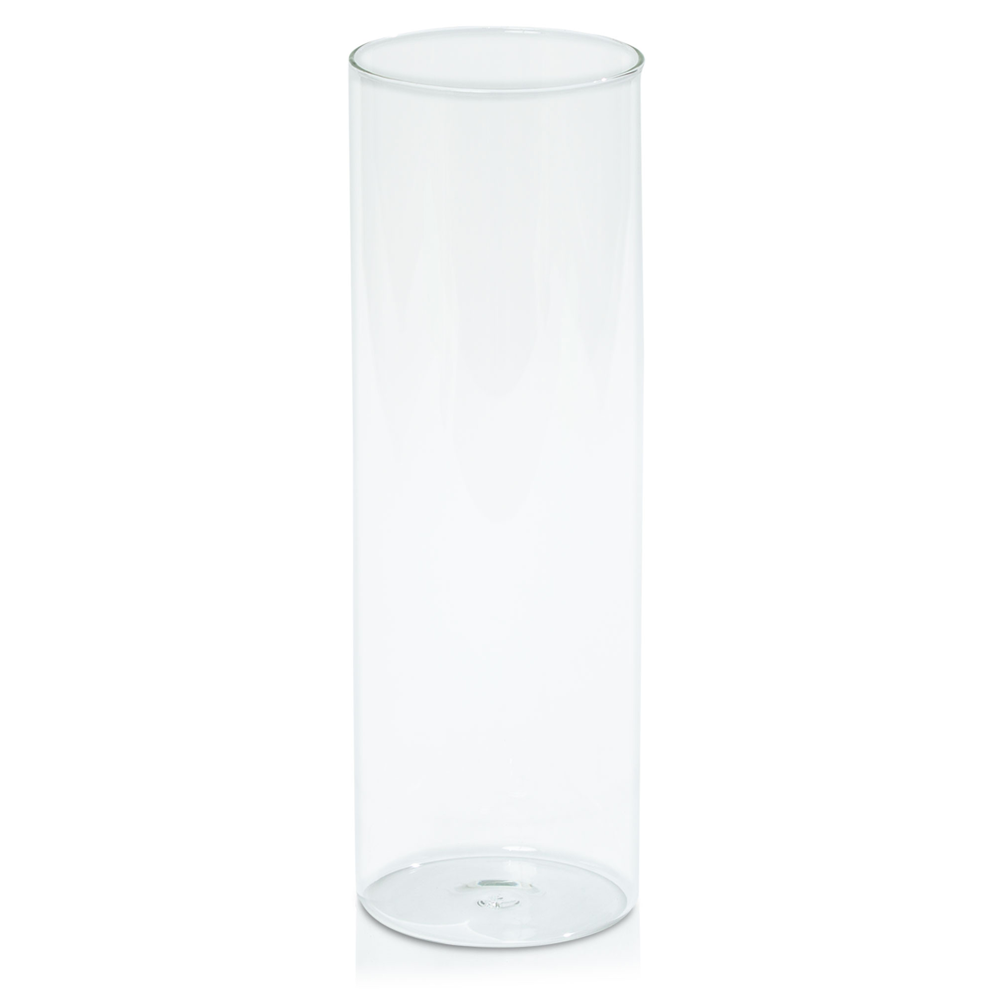 Clear 10cm x 30cm Glass Cylinder