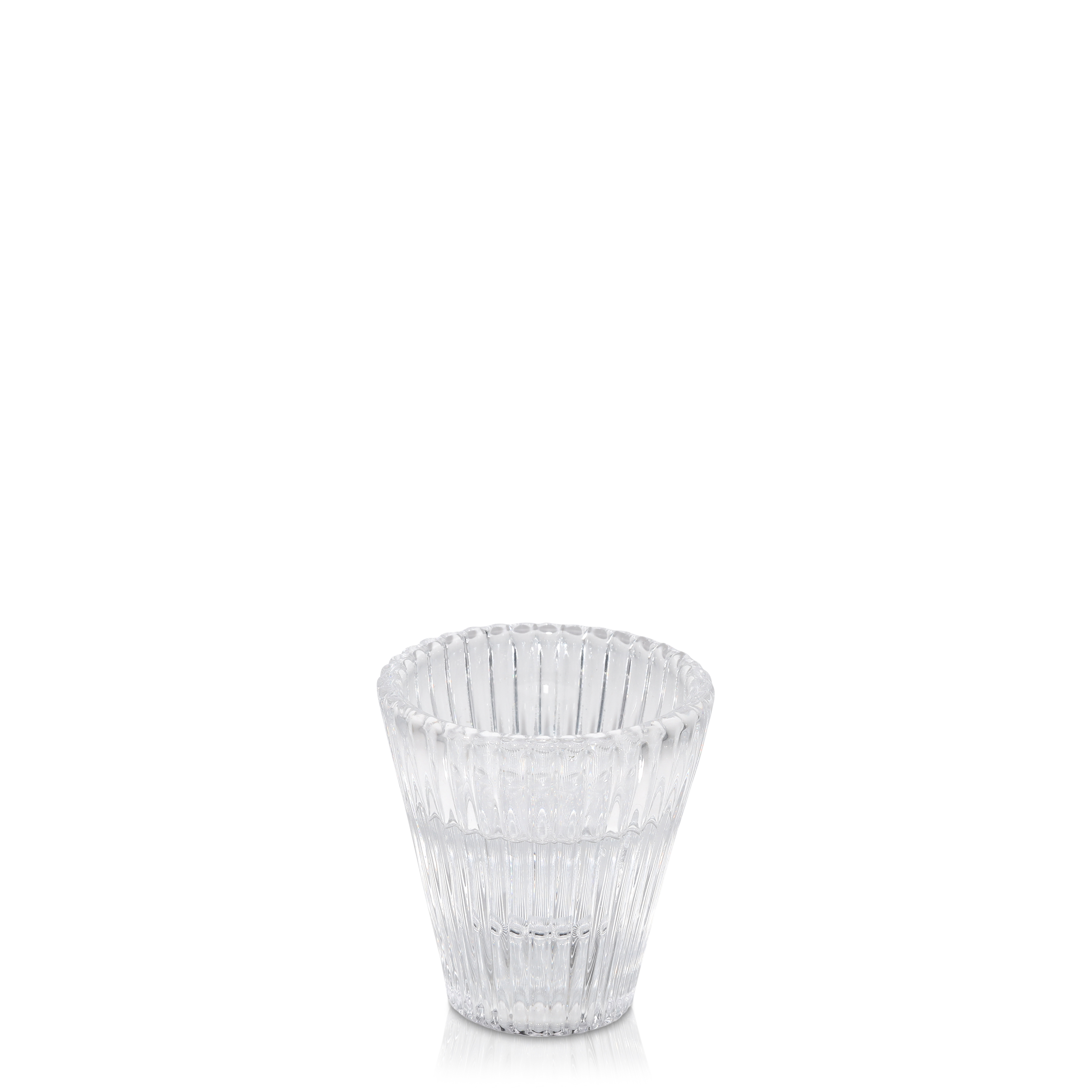 Clear Carlo Vintage Candle Holder 