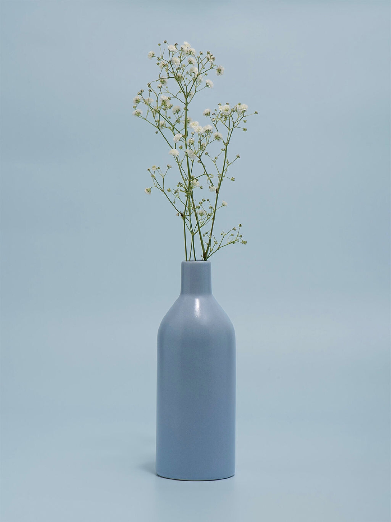 Calla Ceramic Bottle Vase - Bermuda