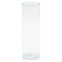 Clear 10cm x 30cm Glass Cylinder, Pack of 6