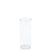 Clear 8cm x 20cm Glass Cylinder
