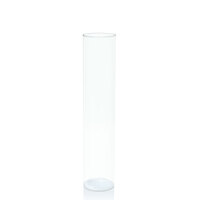 Clear 8cm x 40cm Glass Sleeve, Pack of 6