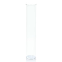Clear 8cm x 45cm Glass Sleeve, Pack of 6