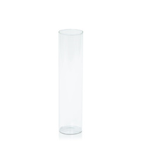 Clear 5.8cm x 25cm Glass Cylinder