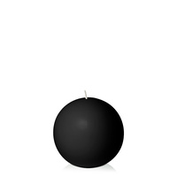 Black 10cm Moreton Eco Ball Candle, Pack of 6