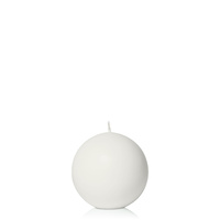 Ivory 7.5cm Moreton Eco Ball Candle
