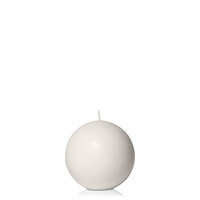 Stone 7.5cm Moreton Eco Ball Candle, Pack of 6