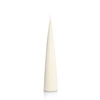 Ivory 4.4cm x 25cm Moreton Eco Cone Candle