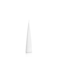 White 4cm x 20cm Moreton Eco Cone Candle