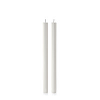Stone 30cm Moreton Eco Fluted Dinner Candle, Pack of 16