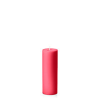 Carnival Red 5cm x 15cm Moreton Eco Slim Pillar, Pack of 6