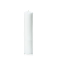 White 5cm x 25cm Moreton Eco Slim Pillar