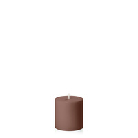 Chocolate 7cm x 7cm Moreton Eco Pillar