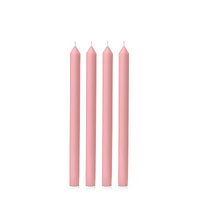 Coral Pink 30cm Moreton Eco Dinner Candle, Pack of 4