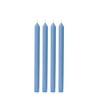Dusty Blue 30cm Moreton Eco Dinner Candle, Pack of 4