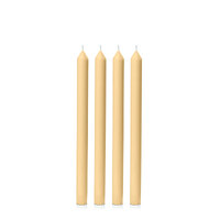 Gold 30cm Moreton Eco Dinner Candle, Pack of 4