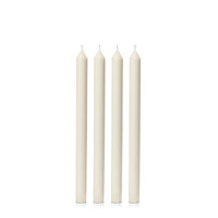 Ivory 30cm Moreton Eco Dinner Candle, Pack of 4