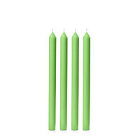 Lime 30cm Moreton Eco Dinner Candle, Pack of 4