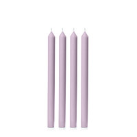 Lilac 30cm Moreton Eco Dinner Candle, Pack of 4
