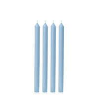 Pastel Blue 30cm Moreton Eco Dinner Candle, Pack of 4