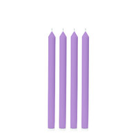 Purple 30cm Moreton Eco Dinner Candle, Pack of 4