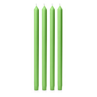 Lime 40cm Moreton Eco Dinner Candle, Pack of 4