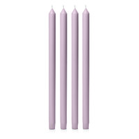 Lilac 40cm Moreton Eco Dinner Candle, Pack of 4