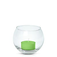 Lime Moreton Eco Tealight in Fishbowl Pack