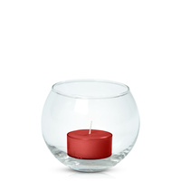 Red Moreton Eco Tealight in Fishbowl Pack