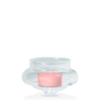 Coral Pink Moreton Eco Tealight in Floating Holder Pack