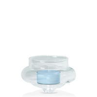 Pastel Blue Moreton Eco Tealight in Floating Holder Pack