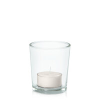 Stone Moreton Eco Tealight in Glass Votive Pack