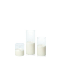 Hand poured Soy in 5.8cm Glass Set - Sm