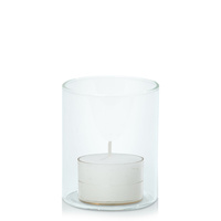 Acrylic Cup Tealight in  5.8cm x 7cm Glass Pack