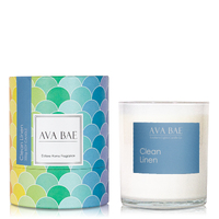 Ava Bae Soy Candle 350g - Clean Linen