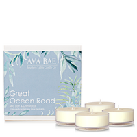 Ava Bae Soy Maxi Tealight Pack - Great Ocean Road
