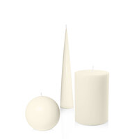 Monument Candle Trio - Ivory