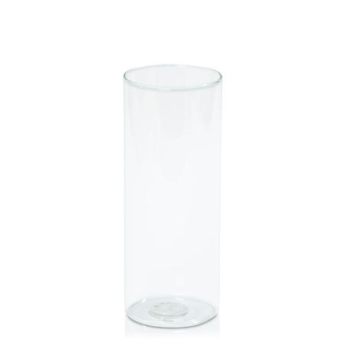 Clear 10cm x 25cm Glass Cylinder