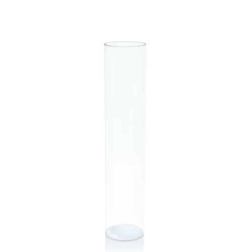 Clear 8cm x 40cm Glass Sleeve, Pack of 6