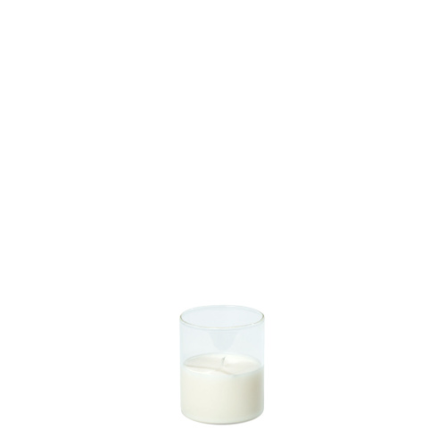 Natural White Hand poured Soy in 5.8cm x 7cm Glass, Pack of 6 