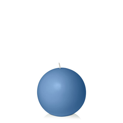 Dusty Blue 10cm Sphere Candle