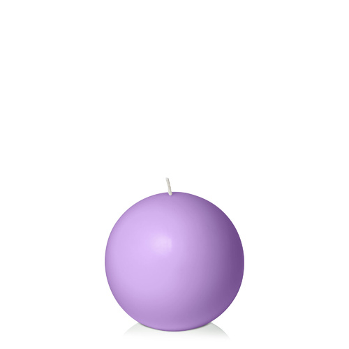 Purple 10cm Sphere Candle