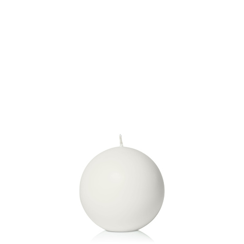 Ivory 7.5cm Sphere Candle